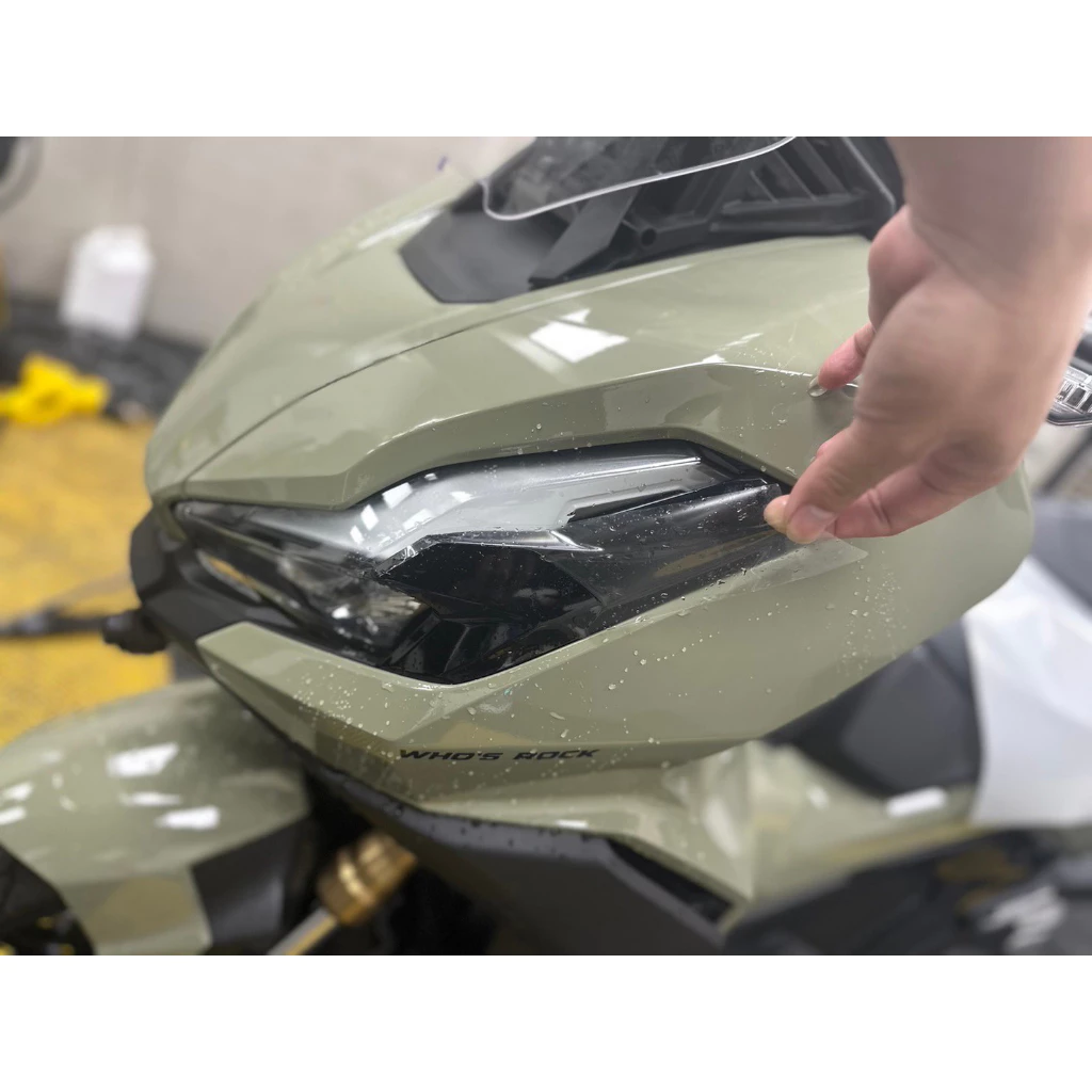 Adv350 亮黑部件 前小盾 TPU 犀牛皮 卡夢 改色