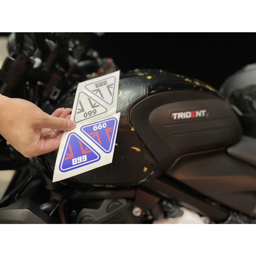 凱旋660 Trident660 車標專用 LOGO 裝飾 貼紙