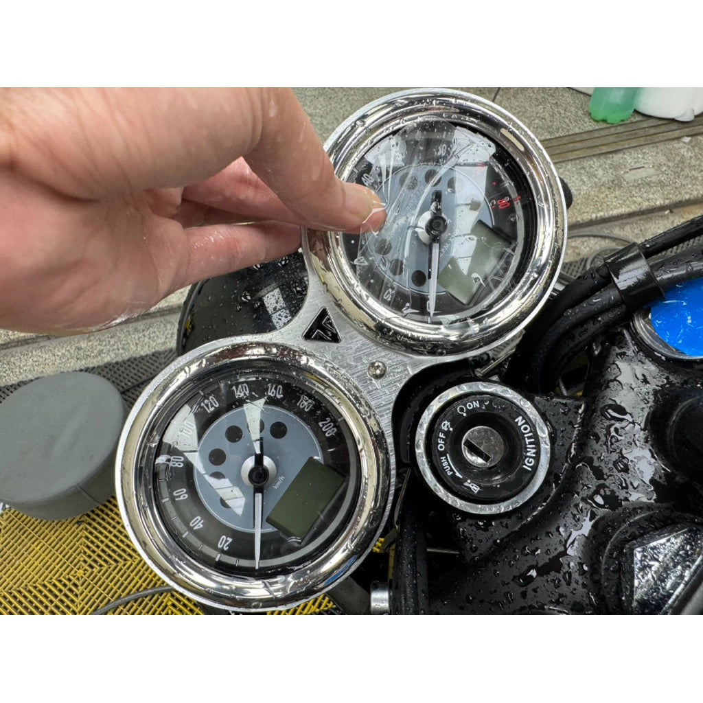 Bonneville T100 ICON 大燈 儀錶 TPU 犀牛皮