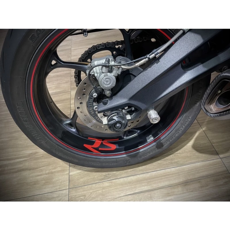 凱旋765 輪框 造型 貼紙 (CB650R MT-15 R15)