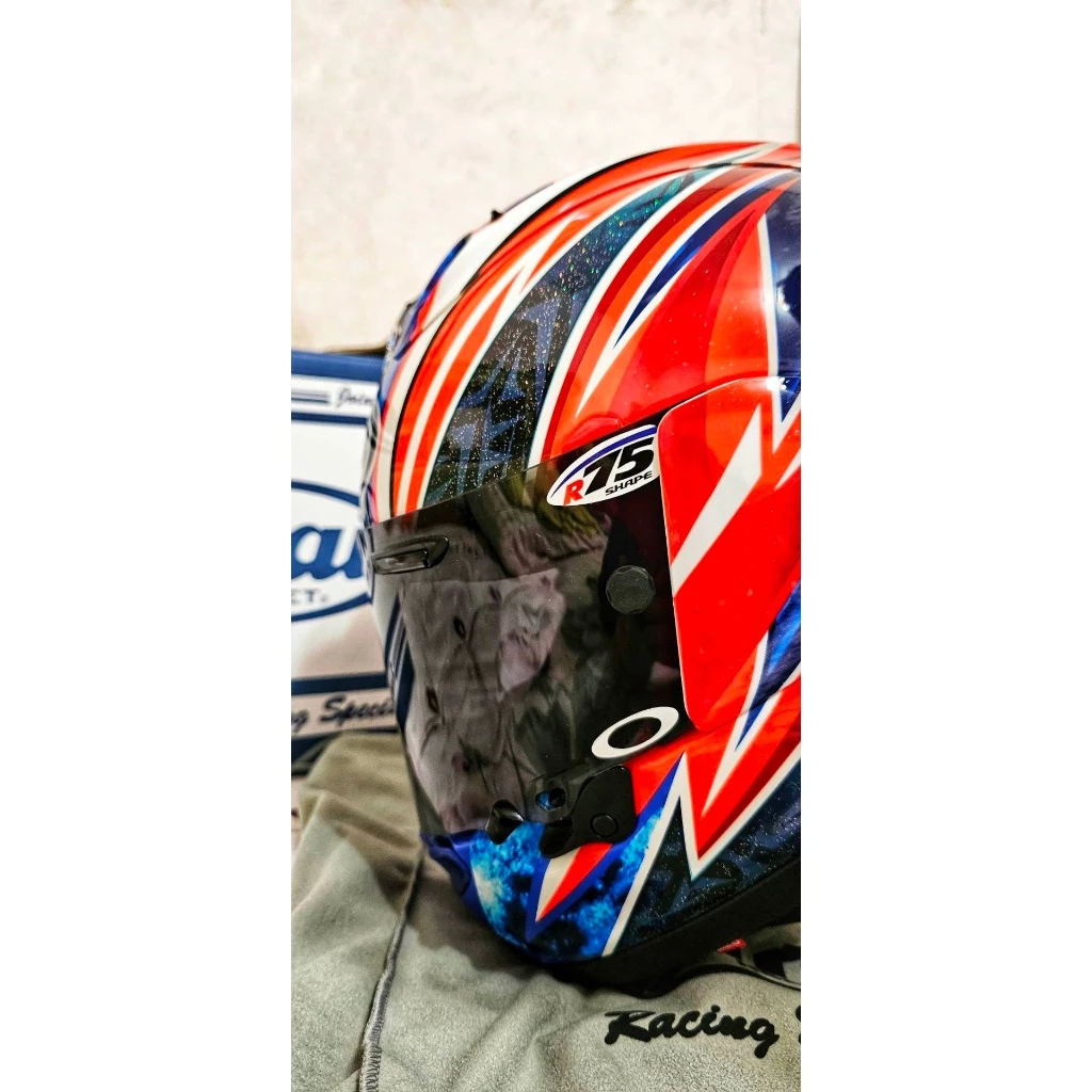 ARAI RX7X R75安全帽貼紙 redbull RR5鏡片貼