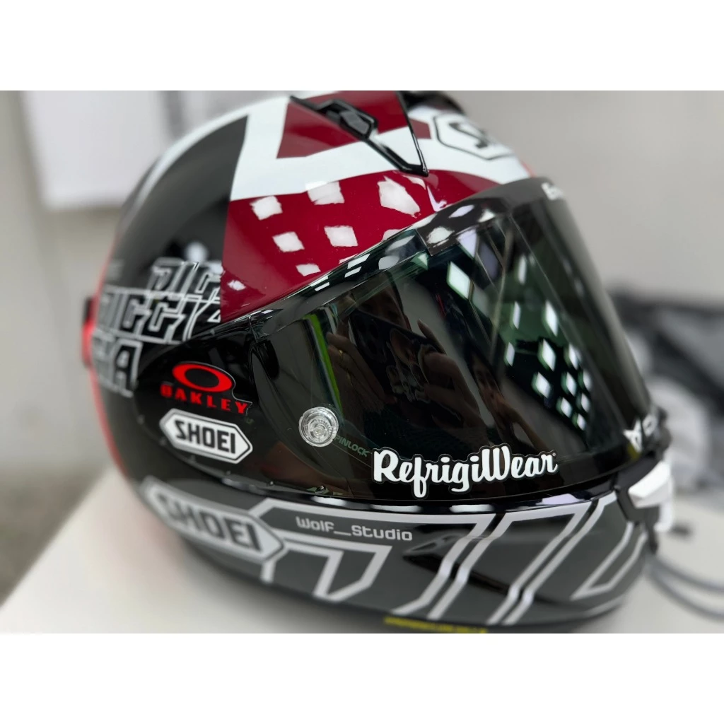 SHOEI x15 x14 Fabio X-fifteen redbull 鏡片貼