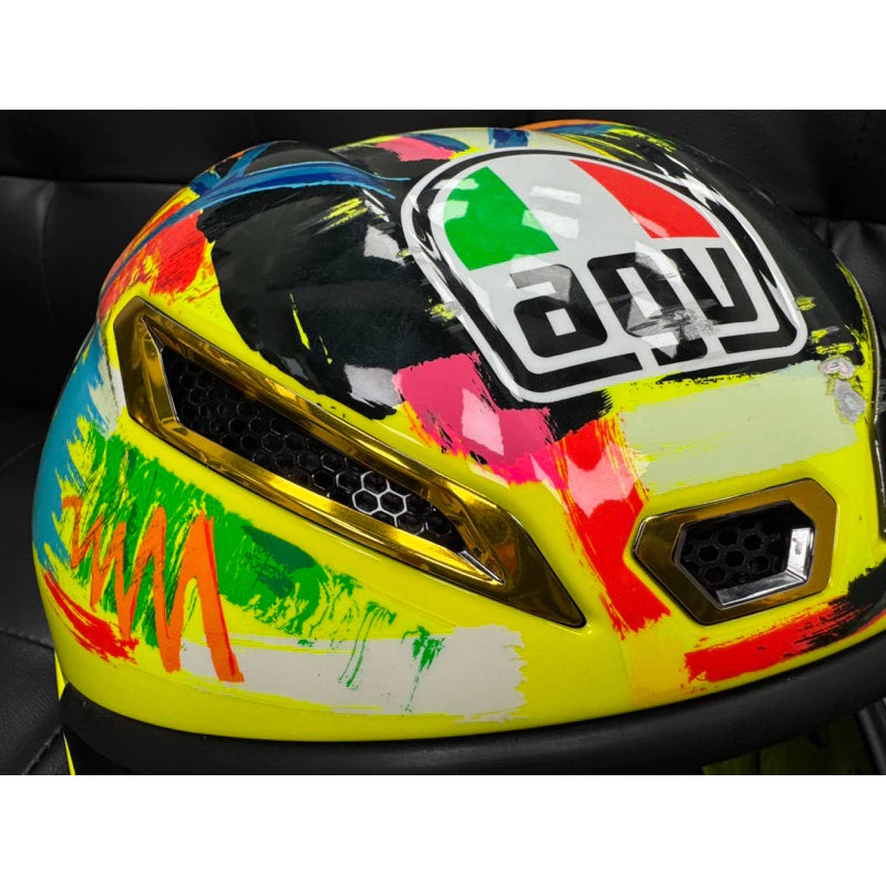 AGV PISTA GP RR 進氣、防水、裝飾貼紙　犀牛皮