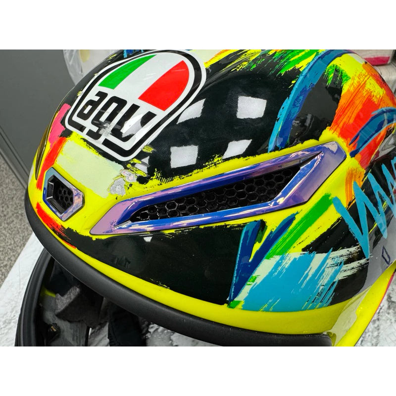 AGV PISTA GP RR 進氣、防水、裝飾貼紙　犀牛皮