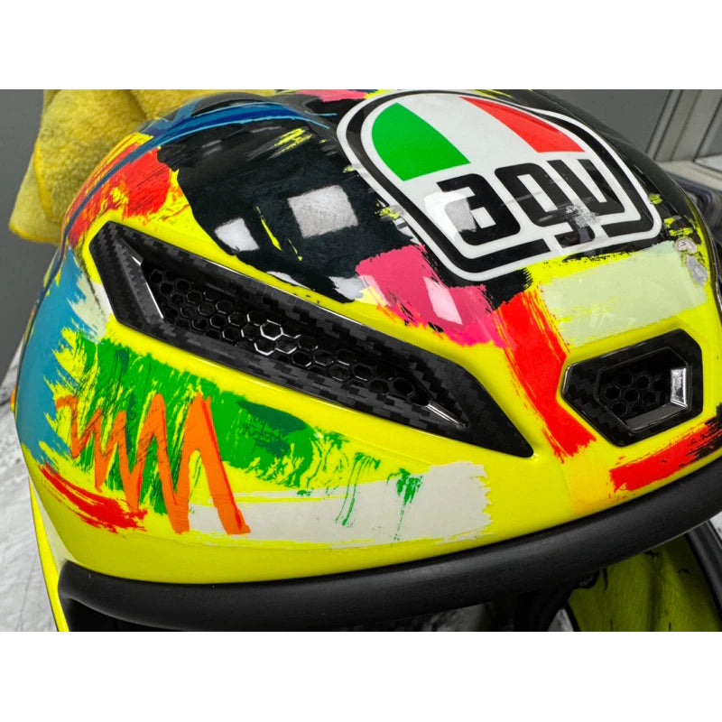 AGV PISTA GP RR 進氣、防水、裝飾貼紙　犀牛皮