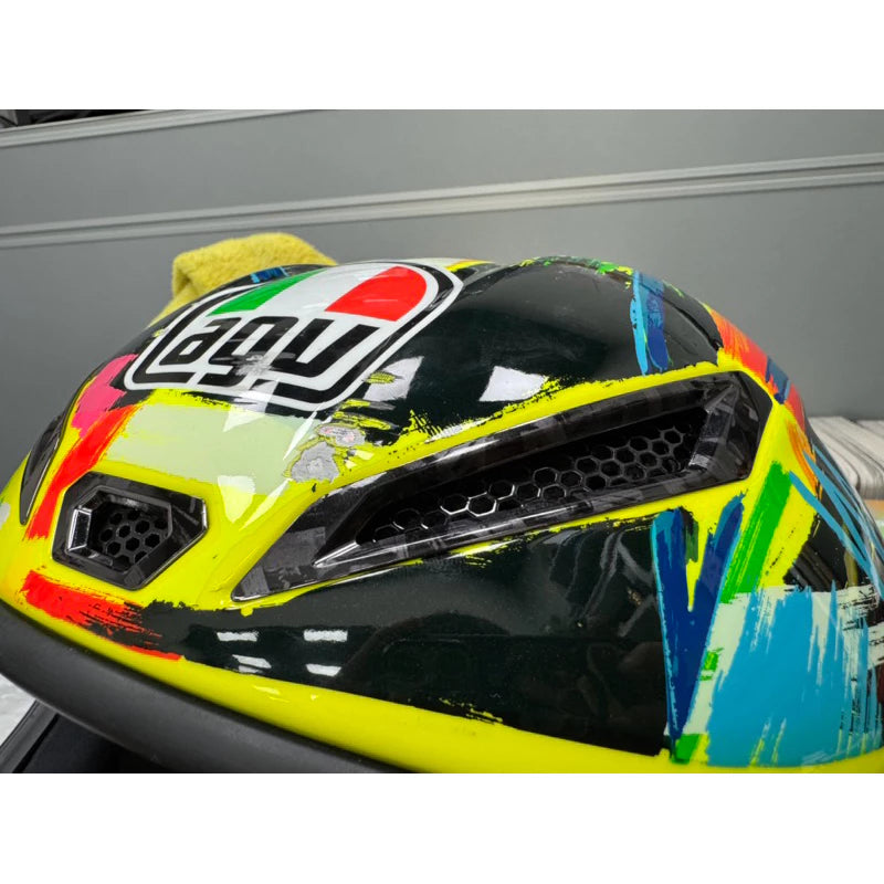 AGV PISTA GP RR 進氣、防水、裝飾貼紙　犀牛皮
