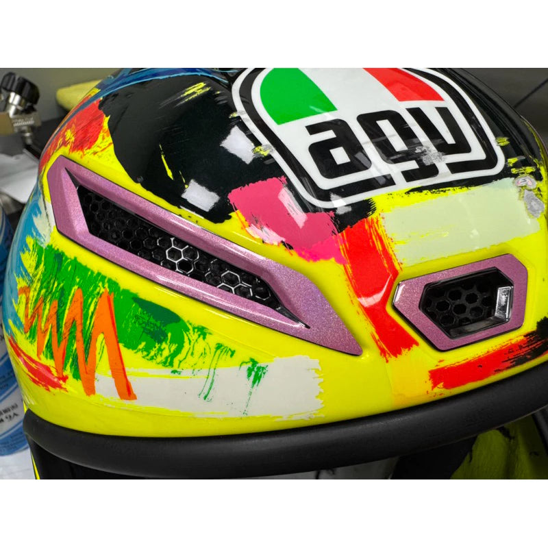 AGV PISTA GP RR 進氣、防水、裝飾貼紙　犀牛皮
