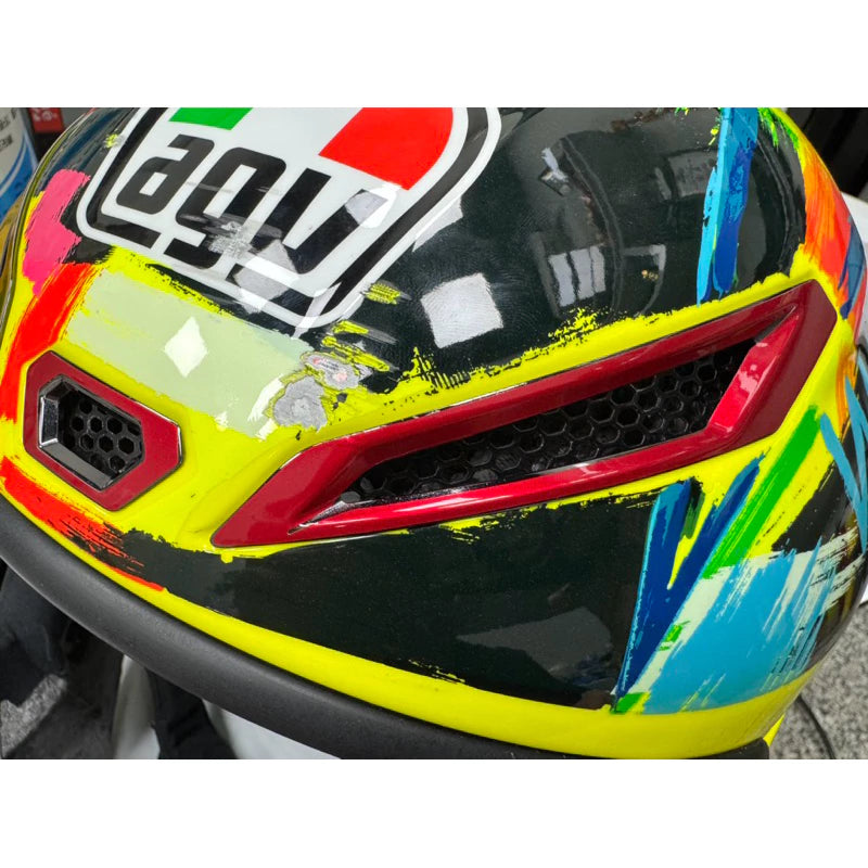 AGV PISTA GP RR 進氣、防水、裝飾貼紙　犀牛皮