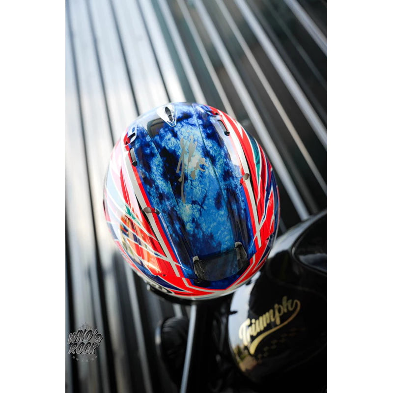 Arai RX7X OGURA 彩繪、Motogp、選手帽貼紙