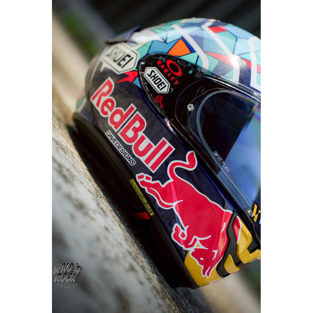 SHOEI X15 X-Fifteen 巴塞隆納 BARCELONA redbull 紅牛下巴