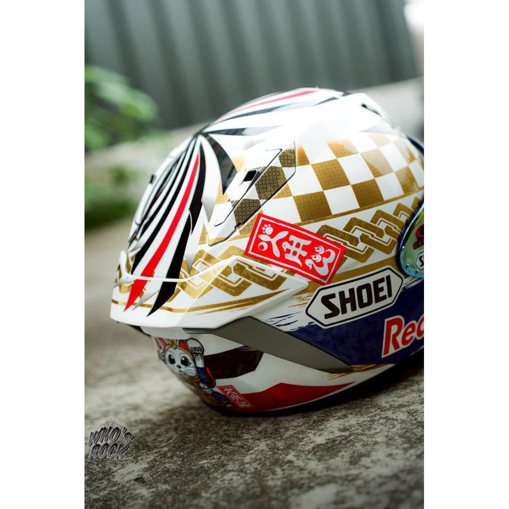SHOEI X15 X-Fifteen MOTEGI 4 招財貓 redbull 紅牛下巴貼