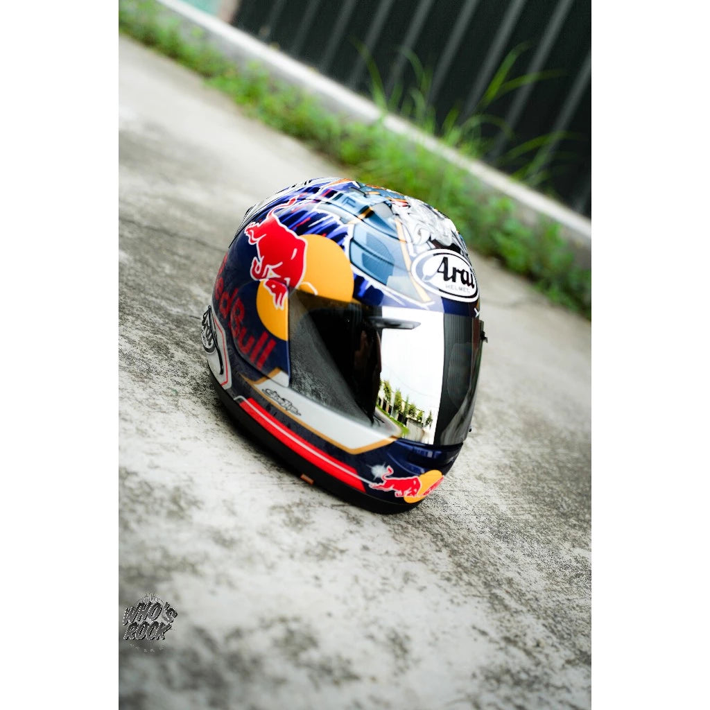 Arai RX7X Pedrosa Shogun 武士帽 選手彩繪 rdbbull貼紙 選手帽