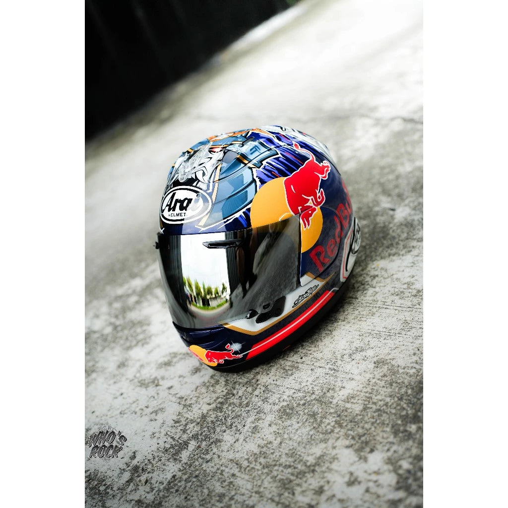 Arai RX7X Pedrosa Shogun 武士帽 選手彩繪 rdbbull貼紙 選手帽