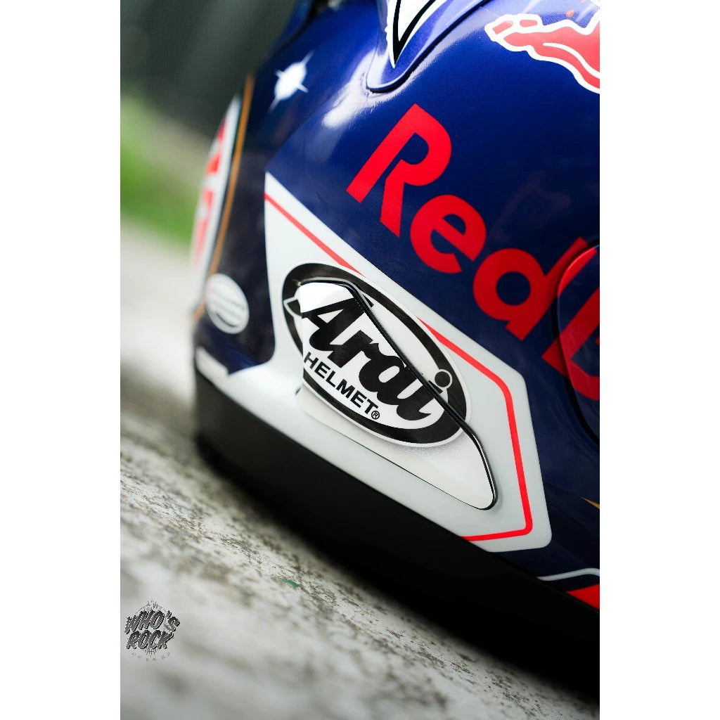 Arai RX7X Pedrosa Shogun 武士帽 選手彩繪 rdbbull貼紙 選手帽