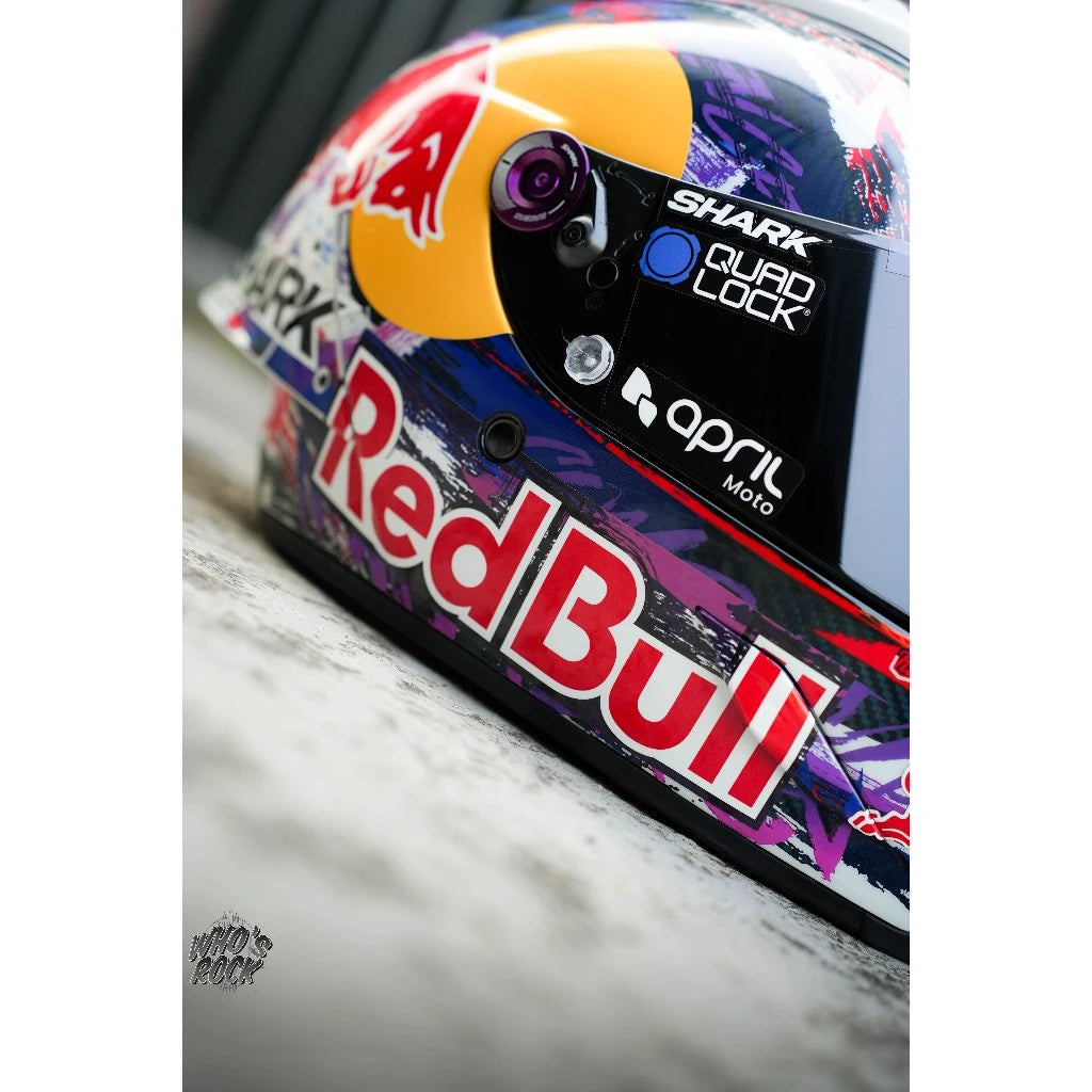 Shark Aeron-GP Zarco 選手彩繪 Motogp 選手帽貼紙 鏡片貼