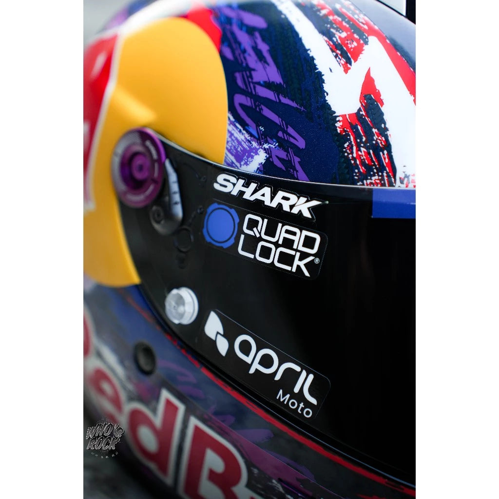 Shark Aeron-GP Zarco 選手彩繪 Motogp 選手帽貼紙 鏡片貼