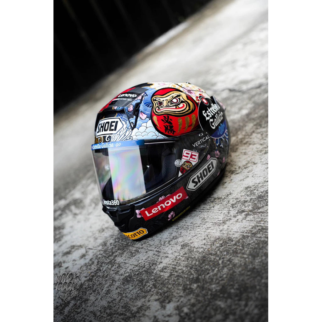 SHOEI X15 MOTEGI 5 招財貓 達摩招財不倒翁 DUCATI 鏡片貼