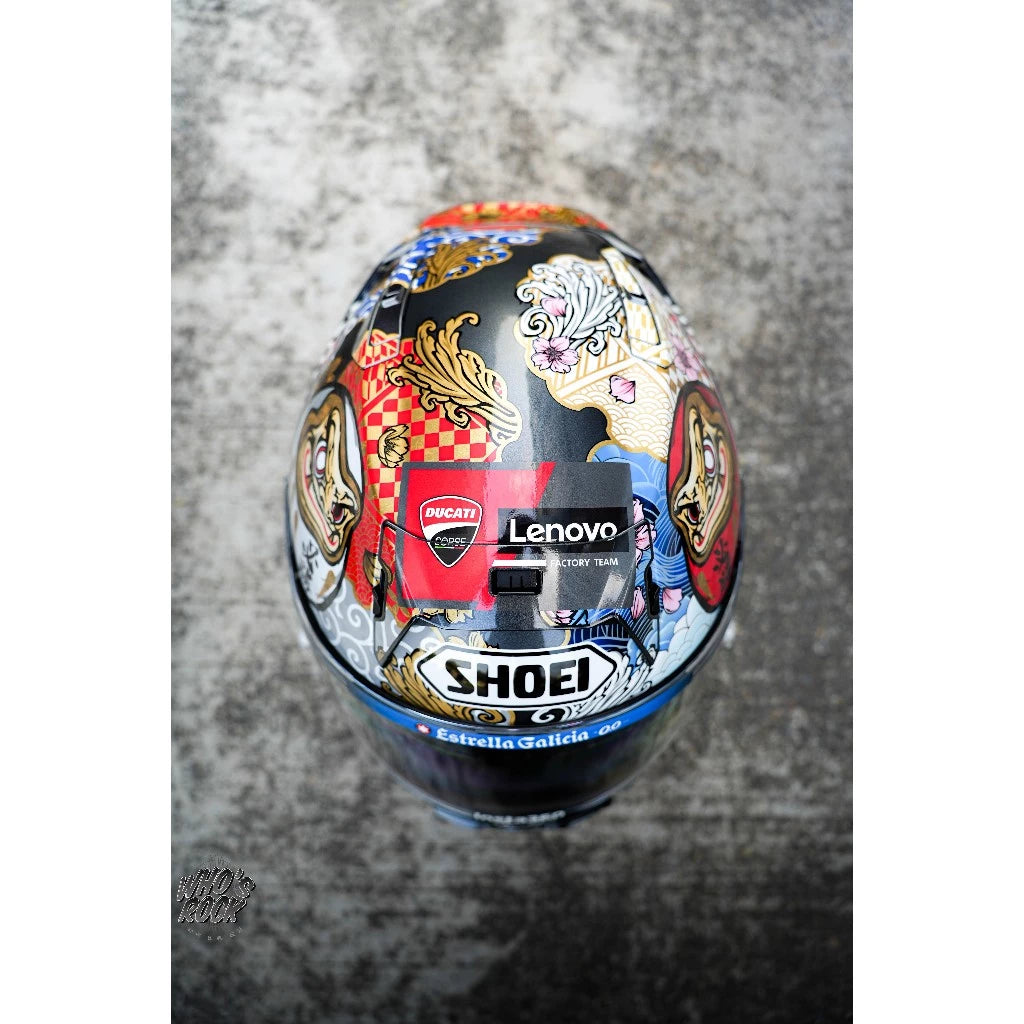 SHOEI X15 MOTEGI 5 招財貓 達摩招財不倒翁 DUCATI 選手帽