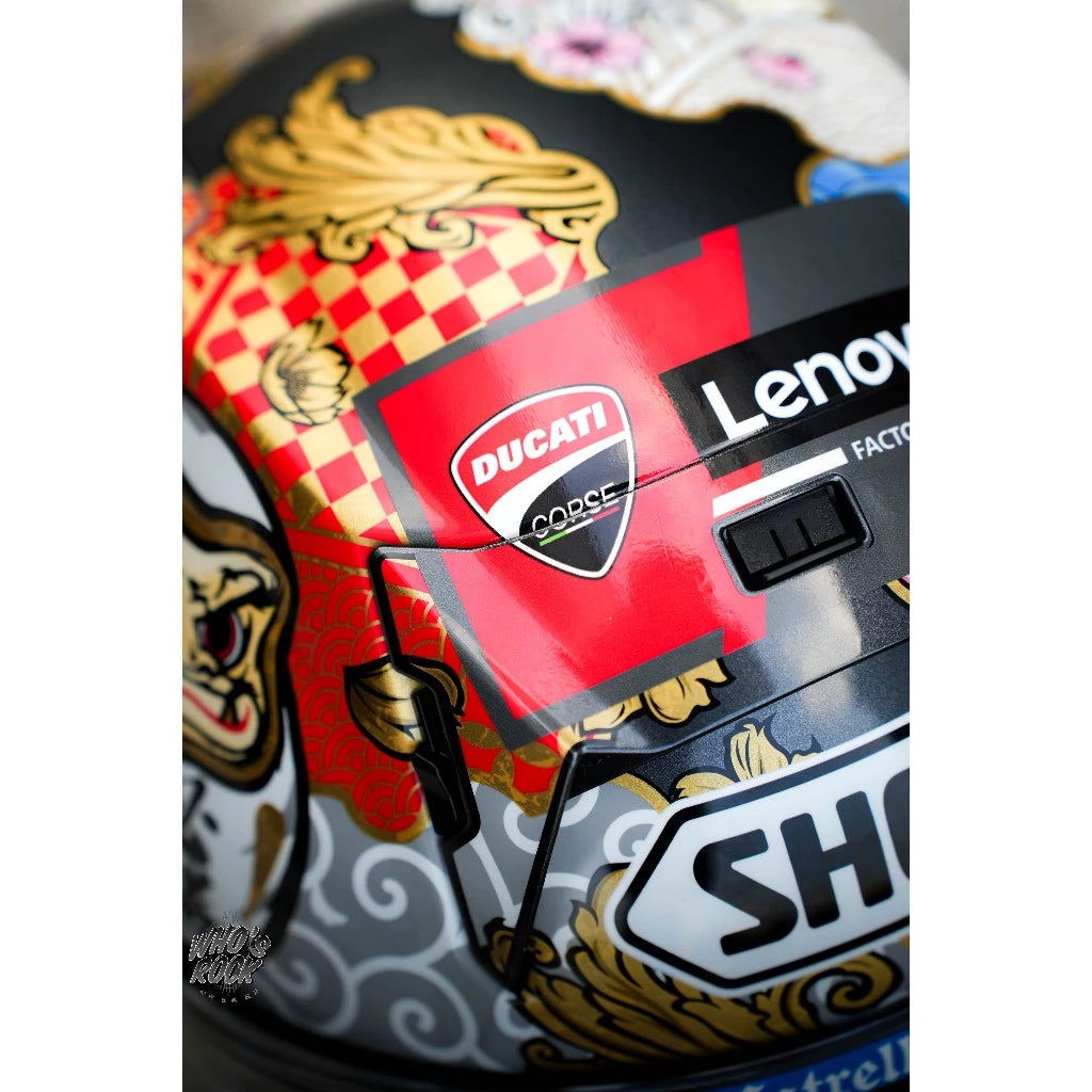 SHOEI X15 MOTEGI 5 招財貓 達摩招財不倒翁 DUCATI 選手帽