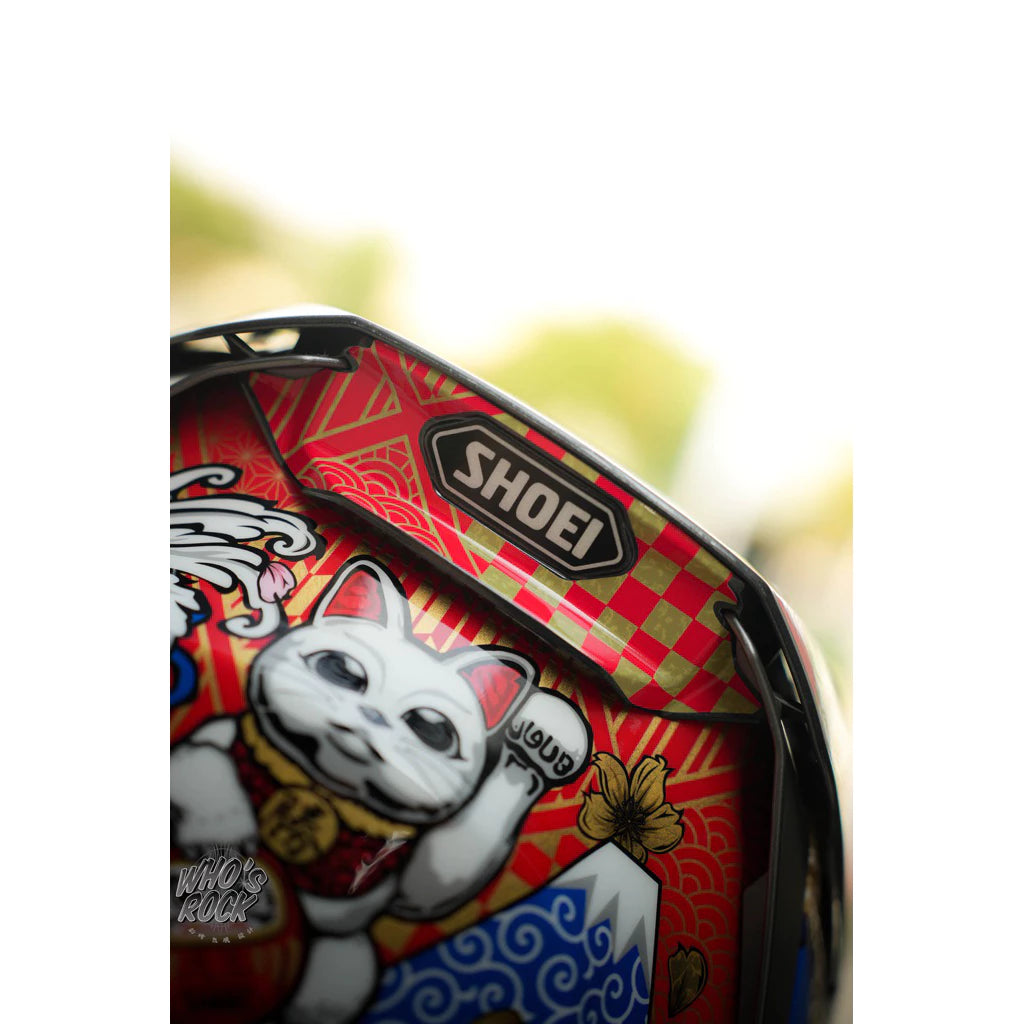 SHOEI X15 MOTEGI 5 招財貓 達摩招財不倒翁 redbull 紅牛下巴貼