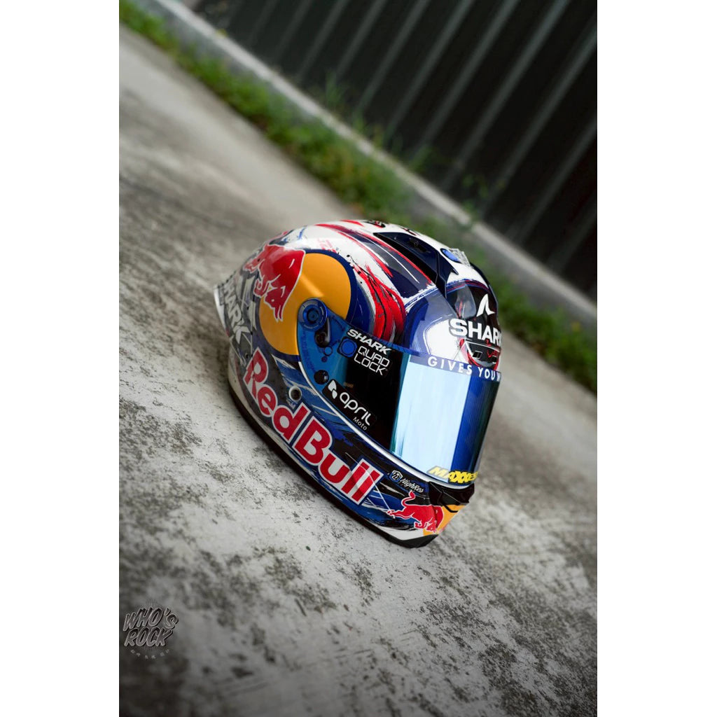 Shark Aeron GP FIM Replica Zarco 選手彩繪 redbull貼紙