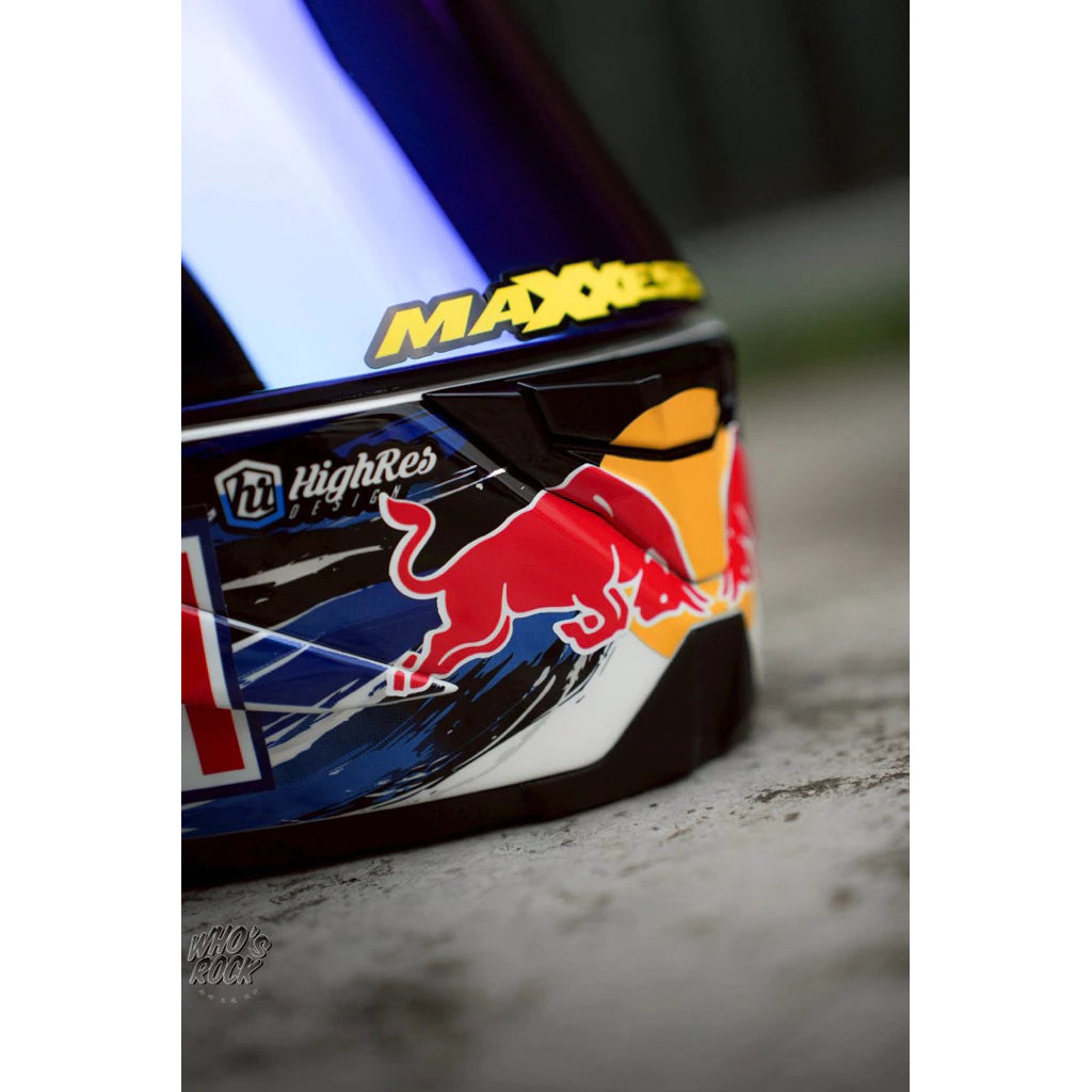 Shark Aeron GP FIM Replica Zarco 選手彩繪 redbull貼紙