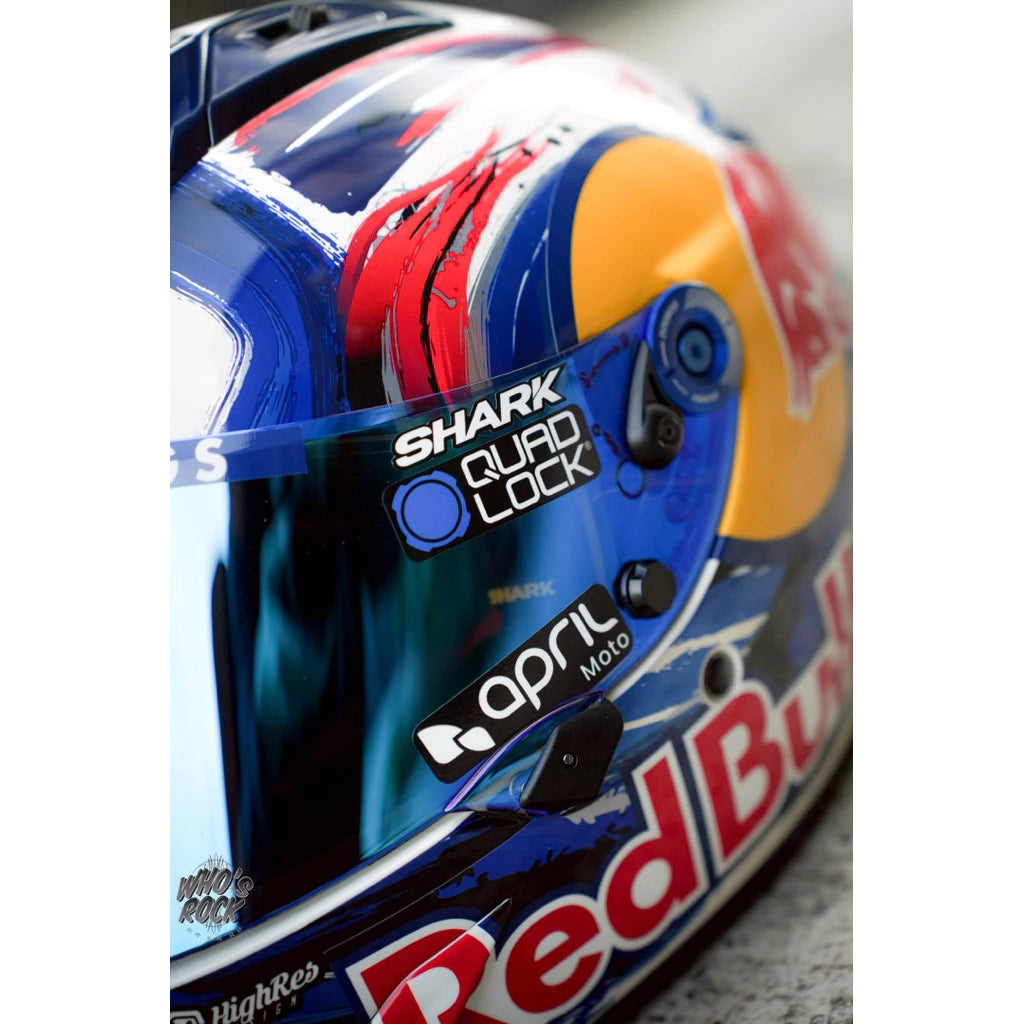 Shark Aeron GP FIM Replica Zarco 選手彩繪 redbull貼紙