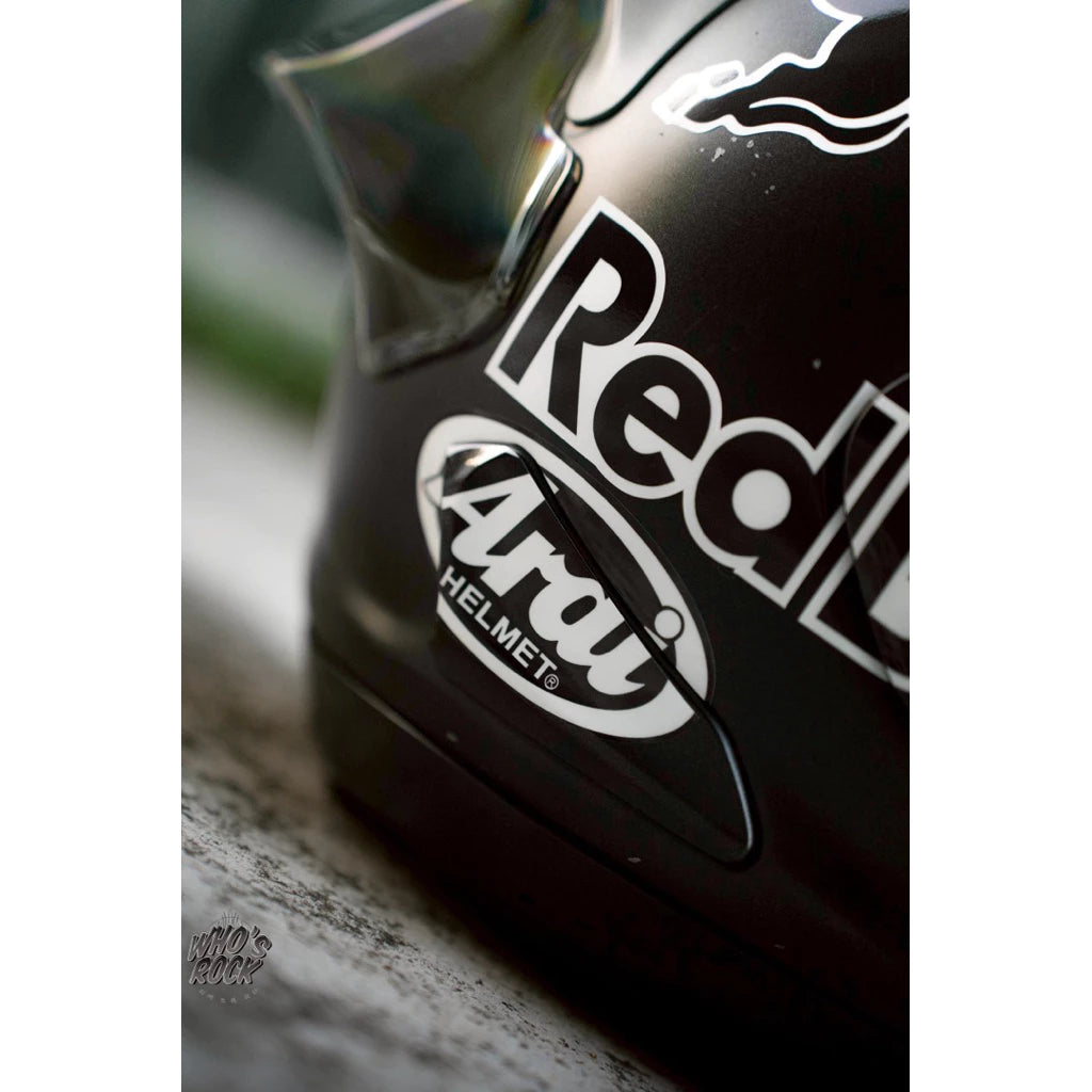 Arai RX7X 素色 黑白紅牛塗裝 選手彩繪 redbull 贊助商 頭盔 貼紙