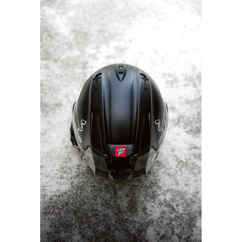 Arai RX7X 素色 黑白紅牛塗裝 選手彩繪 redbull 贊助商 頭盔 貼紙