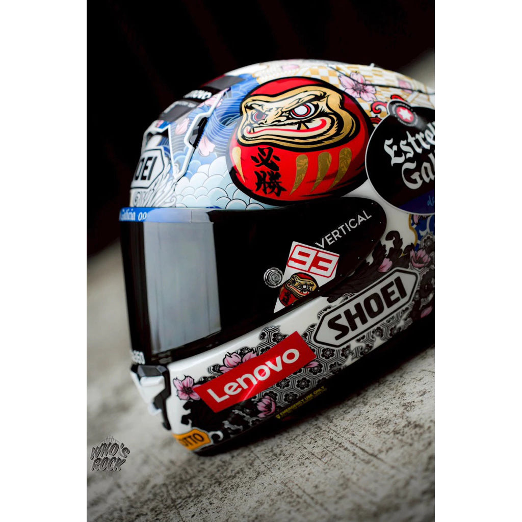 SHOEI X15 MARQUEZ MOTEGI5 TC-6 MM93 白招財貓 選手帽 GP