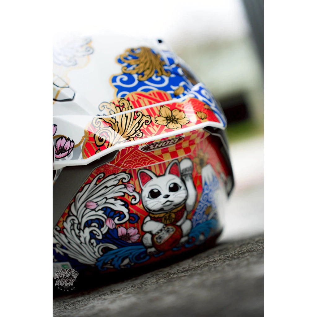 SHOEI X15 MARQUEZ MOTEGI5 TC-6 MM93 白招財貓 選手帽 GP