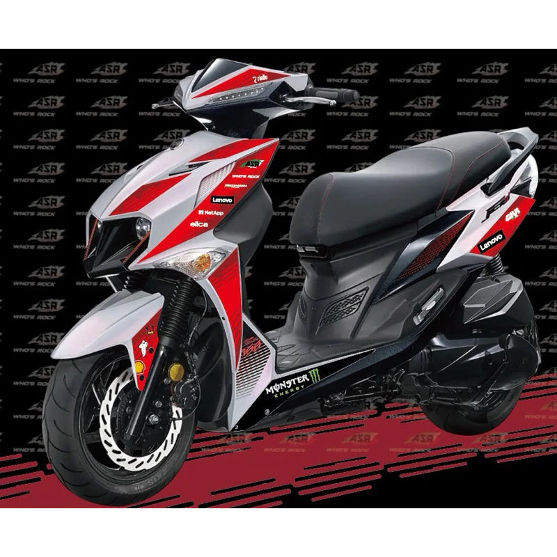 全台限量車身彩貼 ASR&Who’s rock 手裏劍 Motogp風格 勁戰6 JET SL