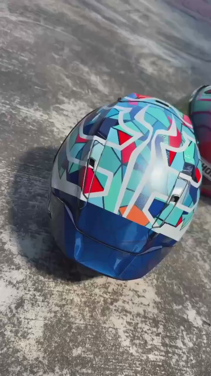 SHOEI X15 X-Fifteen 巴塞隆納 BARCELONA redbull 紅牛下巴