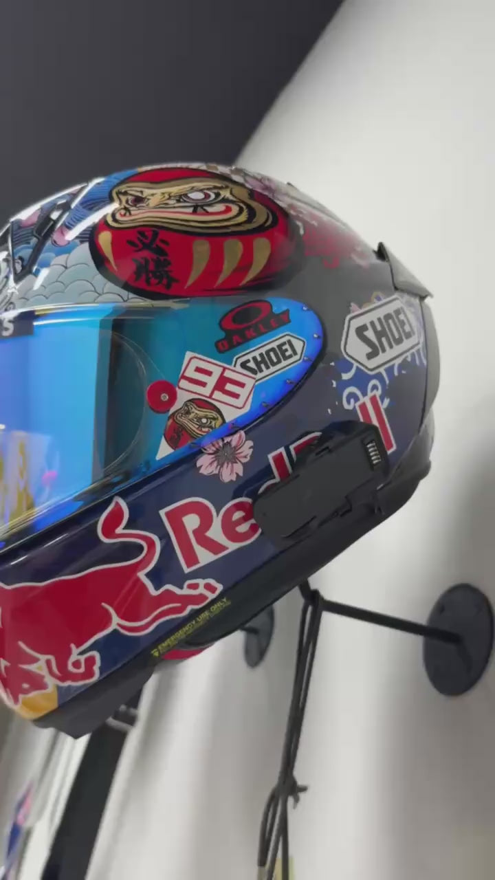 SHOEI X15 MOTEGI 5 招財貓 達摩招財不倒翁 redbull 紅牛下巴貼